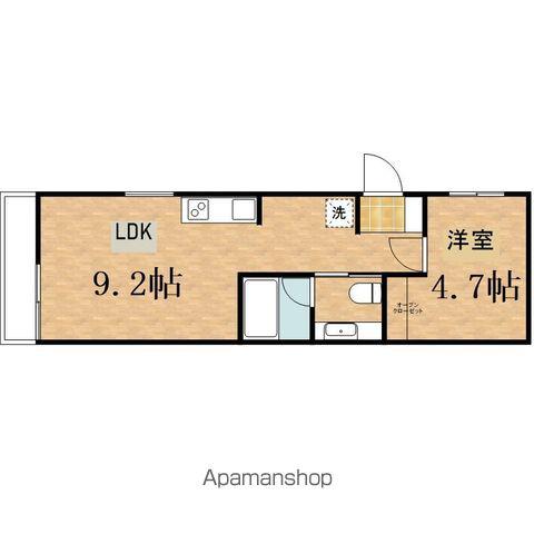 クリフビレッジZ棟(1LDK/1階)の間取り写真