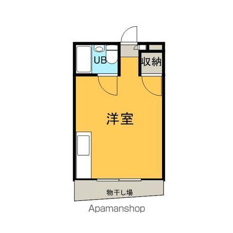 マンション吉(ワンルーム/1階)の間取り写真