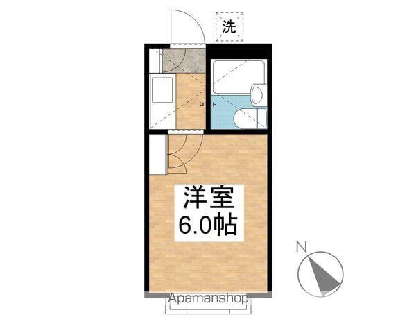 プラザドゥテレサ(1K/2階)の間取り写真