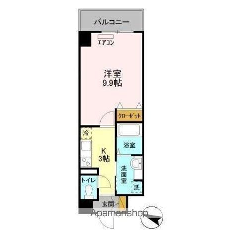 アーバンシャトー千葉 6階階 間取り
