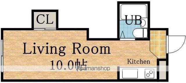 旭レジデンス(ワンルーム/3階)の間取り写真