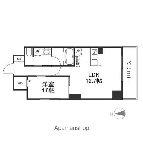 エルミナラクト(1LDK/2階)の間取り写真
