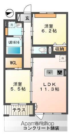 ACT DREAM HOME(2LDK/1階)の間取り写真