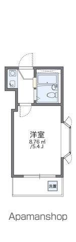 レオパレス小比企(1K/2階)の間取り写真