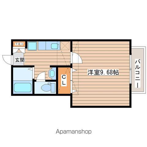 コリーヌ南光台Ⅰ番館(1K/2階)の間取り写真