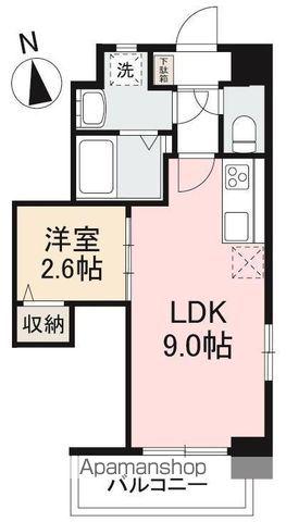 MAYFAIR中央町PREMIUM(1LDK/3階)の間取り写真