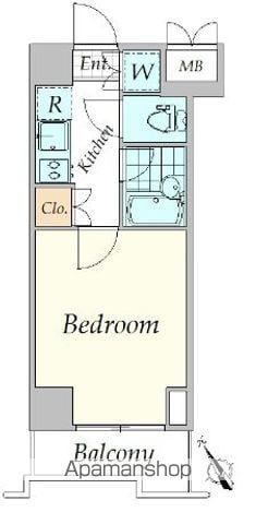 ルーブル神宮前 3階階 間取り