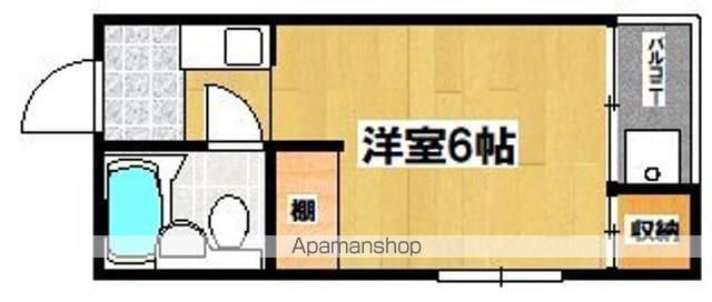 ハイムジャンプール(1K/4階)の間取り写真