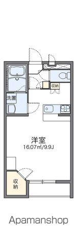 レオパレス岡Ⅱ(1K/1階)の間取り写真