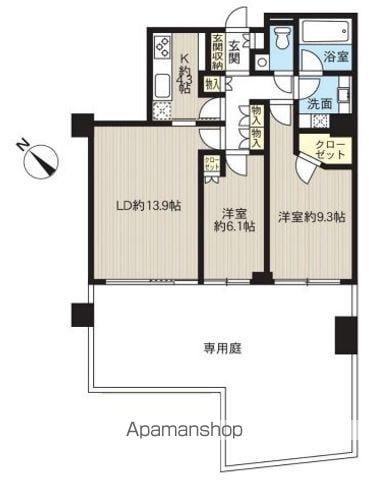神宮前五丁目ブランシェ 1階階 間取り