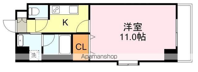 新町ASマンション(1K/2階)の間取り写真
