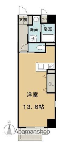 ダンデリオン十日市(ワンルーム/4階)の間取り写真