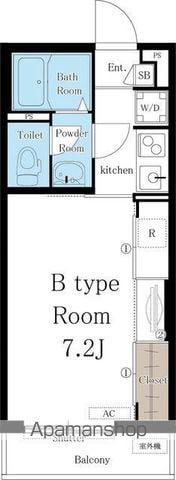 リブリ・ACEⅡ(1K/2階)の間取り写真