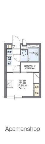 レオパレスリベル丸山(1K/2階)の間取り写真