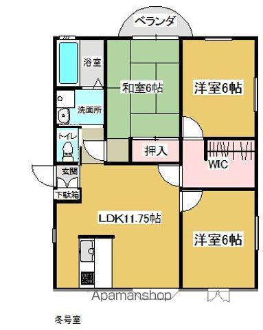 タイムスペース(3LDK/1階)の間取り写真