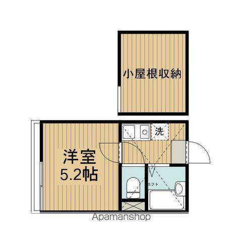 グランデシャンテ高円寺(1K/3階)の間取り写真