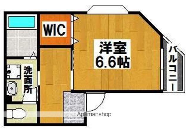 コモダカーサ(1K/4階)の間取り写真