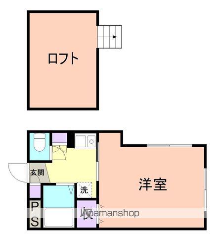 プルミエエールIKD(1K/2階)の間取り写真