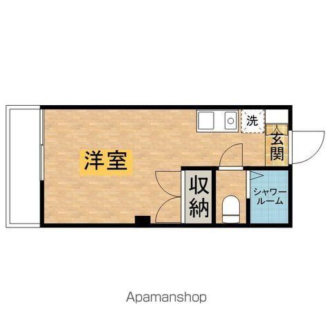 中島ビル3(ワンルーム/3階)の間取り写真