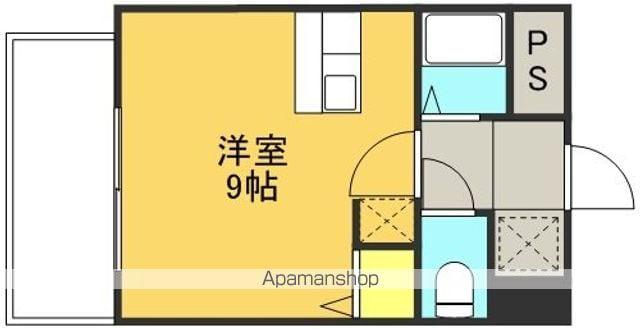 フェアリー高宮(ワンルーム/4階)の間取り写真