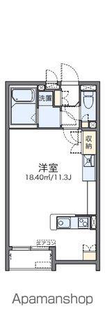 レオネクストラ メール(ワンルーム/2階)の間取り写真