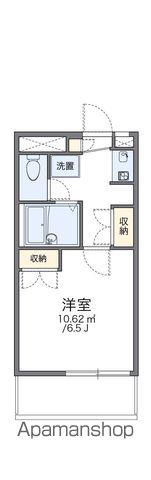 レオパレスヒルズ日野(1K/1階)の間取り写真
