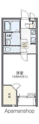 レオネクストメルベーユ山根(1K/1階)の間取り写真