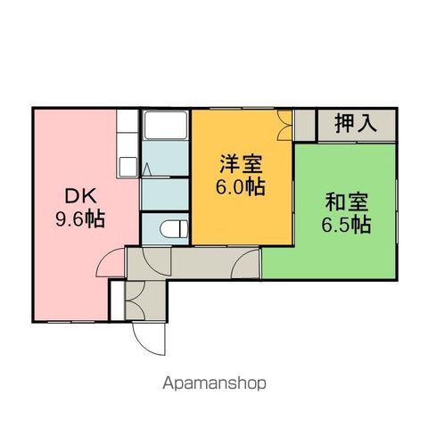 スプラッシュ(2LDK/1階)の間取り写真