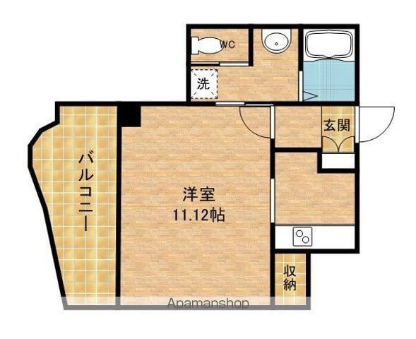 TKビル(ワンルーム/5階)の間取り写真