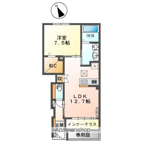 岩槻区太田アパート工事(1LDK/1階)の間取り写真