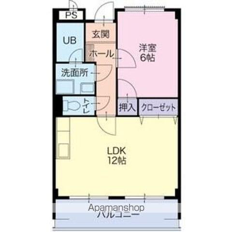 SURPLUSライフ(1LDK/1階)の間取り写真