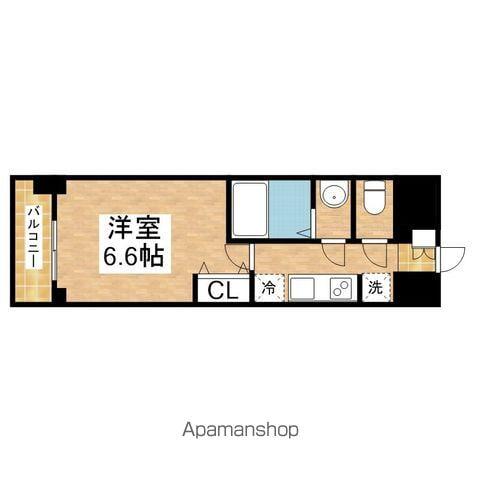 シーズンフラッツ千種(1K/5階)の間取り写真