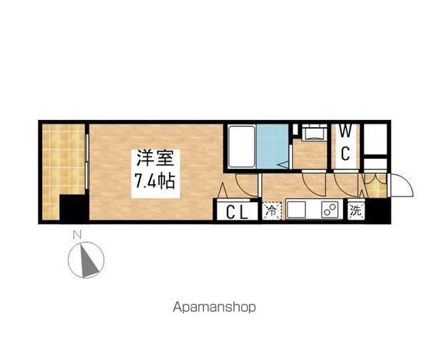 プレサンス久屋大通公園エアリー(1K/7階)の間取り写真