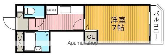 サンハイム蛍池第2(1K/3階)の間取り写真