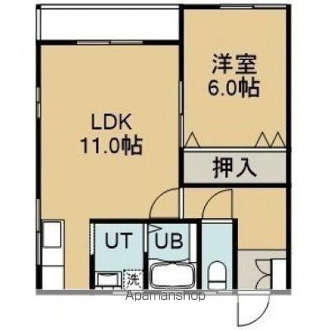 コーポTAIKO(1LDK/1階)の間取り写真