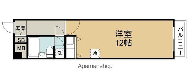 朝日プラザ国分町(ワンルーム/10階)の間取り写真