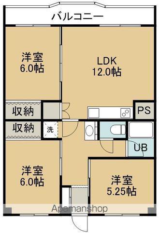 EW GRANDEⅠ(3LDK/3階)の間取り写真