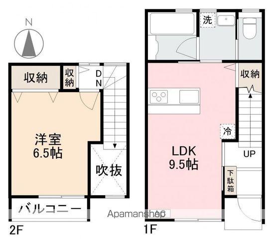 サニーコート西町(1LDK/1階)の間取り写真