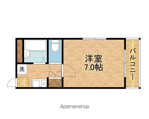 ええHOUSE(1K/2階)の間取り写真