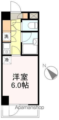 水の森パークパレス(1K/2階)の間取り写真