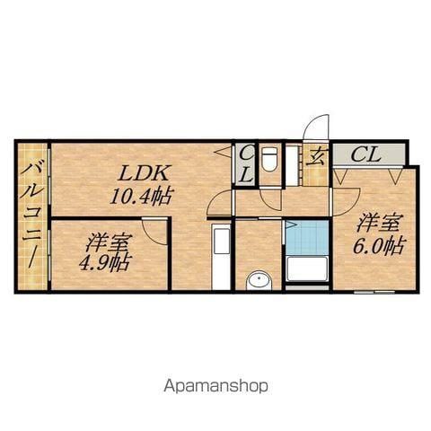 ルラシオン北9条通(2LDK/5階)の間取り写真