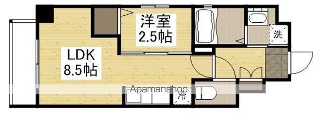 月光 千日前(1LDK/7階)の間取り写真