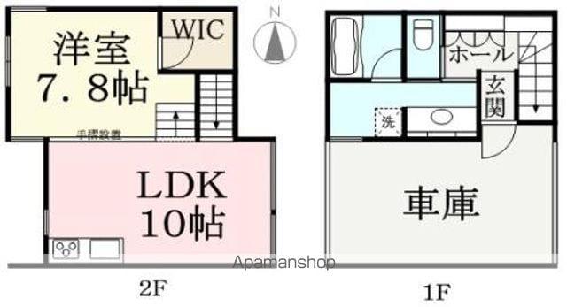 シェレナタカセ(1LDK/1階)の間取り写真