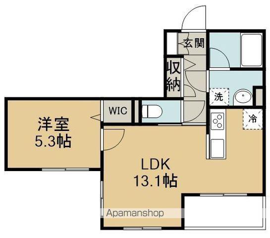 アンビシア(1LDK/3階)の間取り写真