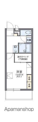 レオパレス日野OGMⅢ(1K/3階)の間取り写真