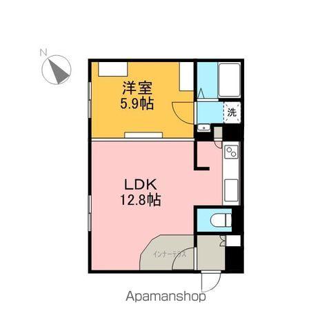 カーサレガーロ(1LDK/3階)の間取り写真