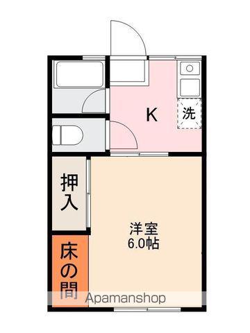 シティハイムコーポM Ⅱ(1K/1階)の間取り写真