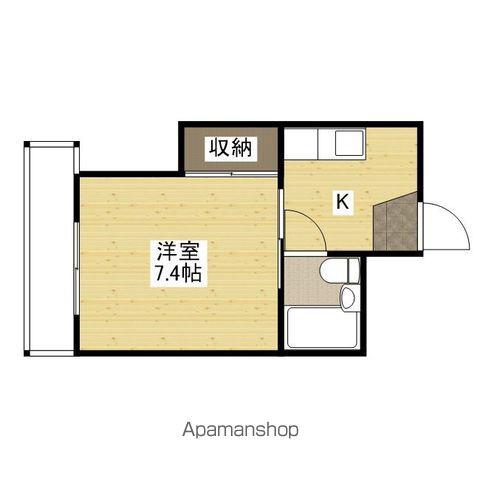 まつもとビル(1K/3階)の間取り写真