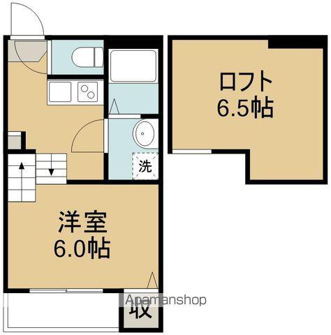 ハーモニーテラスS(1K/1階)の間取り写真