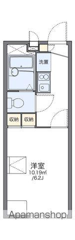 レオパレスBRILLIANTM(1K/1階)の間取り写真